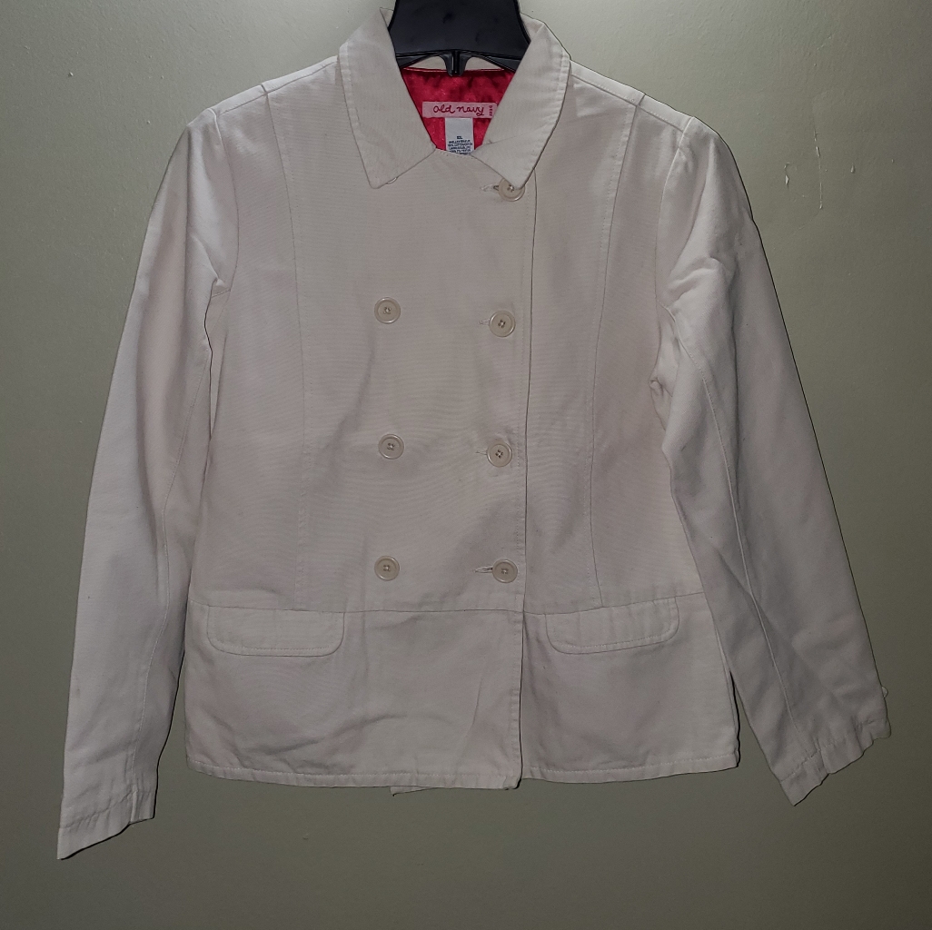 Old Navy Beige Buttoned Jacket Xxl